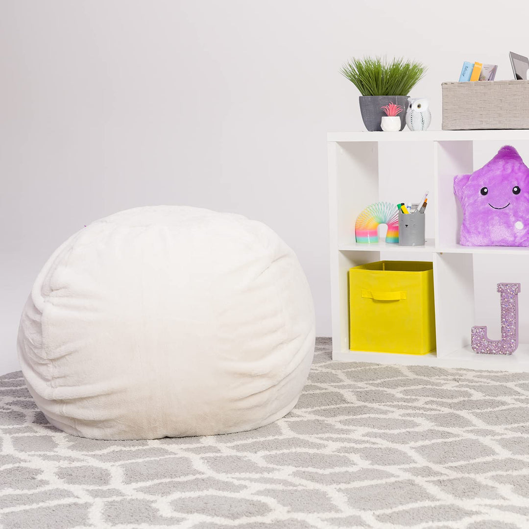 Big Comfy Bean Bag Chair: Posh Beanbag Chairs with Removable