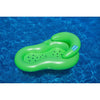 Inflatable Green Cool Lounge Chair with Holes 62.5-inch