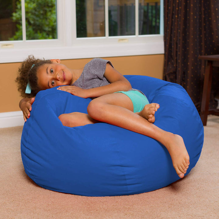 Big Comfy Bean Bag Chair: Posh Beanbag Chairs with Removable