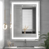 36 X 28 Bathroom Led Vanity Makeup Mirror Dimmable Anti-Fog Wall Mounted Birthday Gift Housewarming Wedding Fog Free