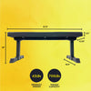 HulkFit Pro Series Flat Workout Bench -