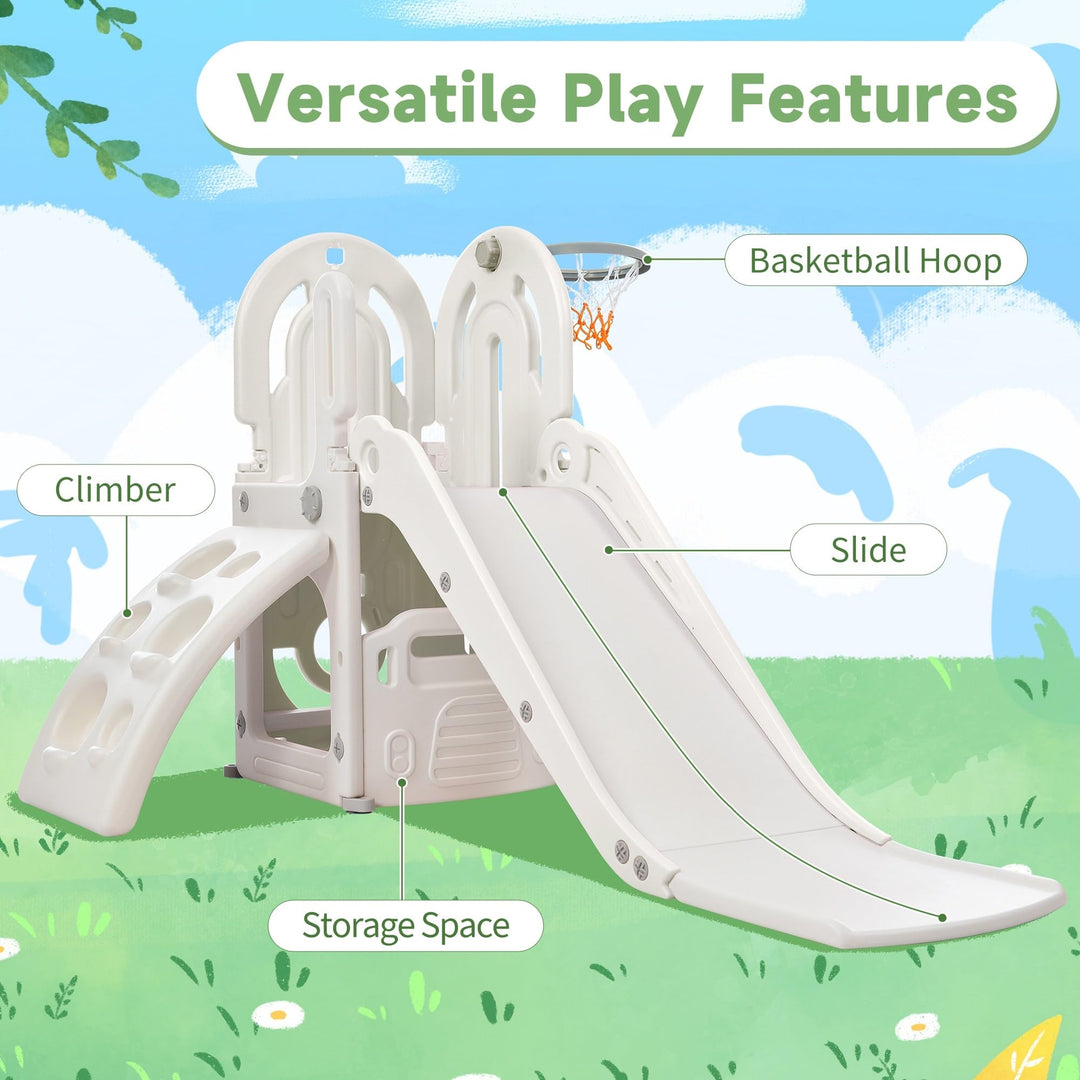 Toddler Climber and Slide Set 4 in 1 Kids ground Freestanding