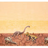 3-Pack Brown Plastic Tablecloth for Dinosaur Birthday Rectangle