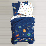 Outer Space Themed Comforter Set With Sheets