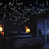 Christmas Kids Glow Stars Ceiling Wall Stickers for Home Multi Color Modern Contemporary