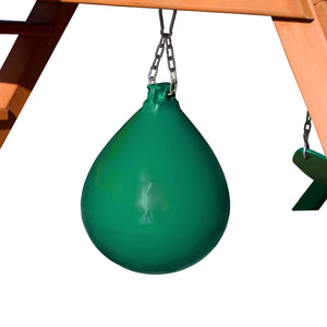 Green Plastic Punching Ball