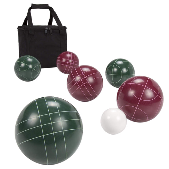 Regulation Size Bocce Ball Set - Red/Green 3.96