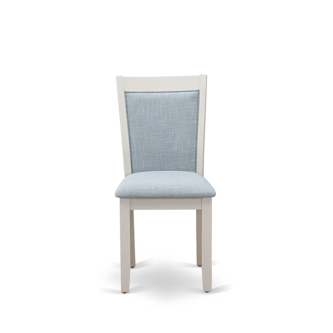 East West Furniture MZC0T15 Monza Parsons Dining Chairs - Baby