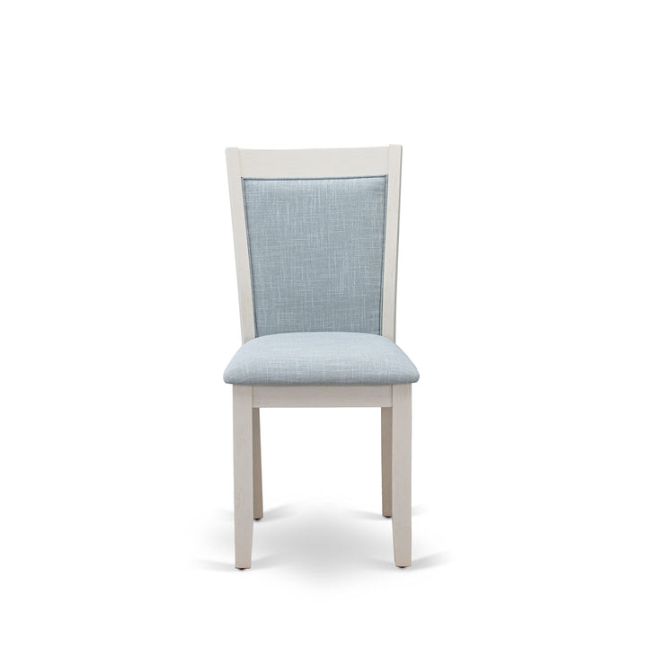 East West Furniture MZC0T15 Monza Parsons Dining Chairs - Baby