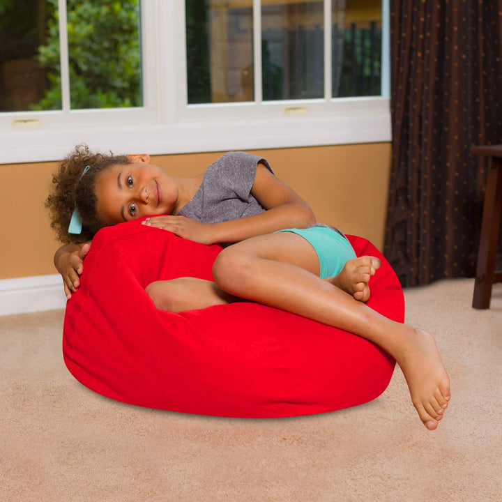 Big Comfy Bean Bag Chair: Posh Beanbag Chairs with Removable