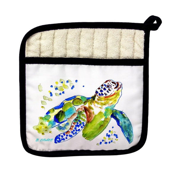 Betsydrake PT1170 Baby Sea Turtle Pot Holder