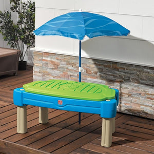 Toddler Sandbox Water Table Cover and Umbrella