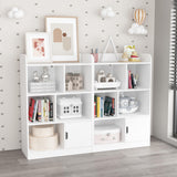 Kids Bookcase Bookshelf with 6 ompartments Freestanding Shelves and