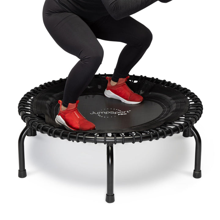 JumpSport 350 PRO 39-inch Indoor Heavy Duty Fitness Trampoline with 36