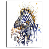 12' x 20 Zebra Pattern Wall Art Rectangle Zoo