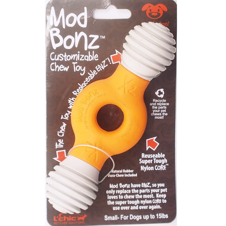 Mod X2 Customizable Chew Toy for Dogs Orange Multi Color