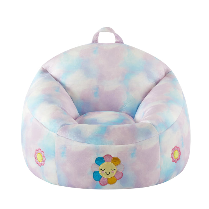 Heritage Kids Micromink Squishy Bean Bag Chair for Kids Ages 3+