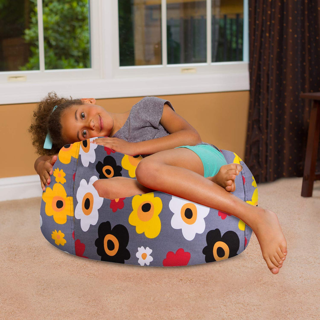 Big Comfy Bean Bag Chair: Posh Beanbag Chairs with Removable