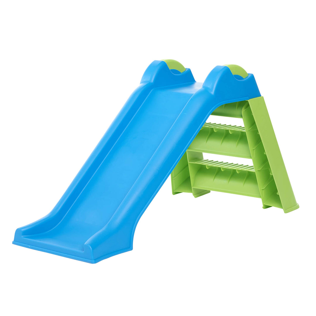 American Plastic Toys Kids Indoor/Outdoor Deluxe Slide , Green
