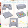 Kids Couch 6pcs Modular ay with Blanket Furniture for Bedroom and