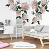 Oversized Classic Roses Flowers Floral Wall Stickers Art