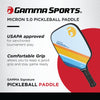 GAMMA Sports Micron 5.0 ckleball Paddle Quantum Series Composite