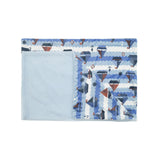 Printed Flannel Fleece Throw Sherpa Kids Blanket 40 X 50 Inch Nautical