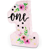 nata Number 1 Floral 1st Birthday Party Supplies (16.5 X 11 3 in)