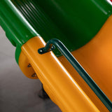 Green Metal Safety Grab Handles Set Kids Outdoor Play House Hand