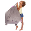 Stuffed Animal Storage Bean Bag Chair Cover only for Kids, Toy Holder