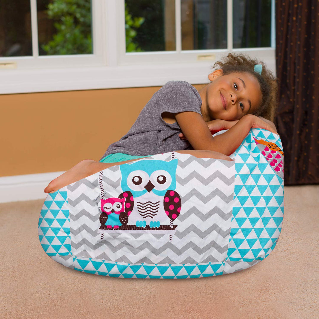 Big Comfy Bean Bag Chair: Posh Beanbag Chairs with Removable