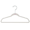 Simplify 100 Pack Kids Velvet Hangers | Slim | Non-Slip Design | Space