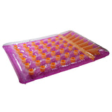 Inflatable Purple Water Sports Double Swimming Pool Mat Float