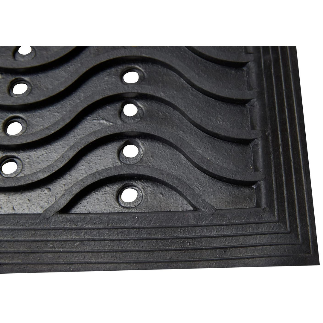 Wave Rubber Entrance Floor Mat 36" X