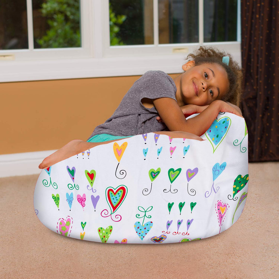 Big Comfy Bean Bag Chair: Posh Beanbag Chairs with Removable