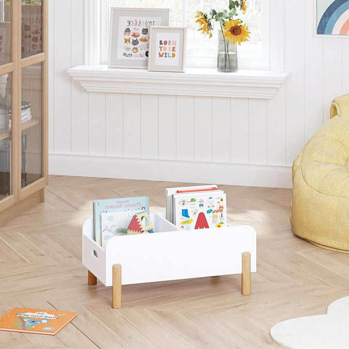 Kids Bookshelf Small Childrens Bookcase Toddler Book Rack Wooden