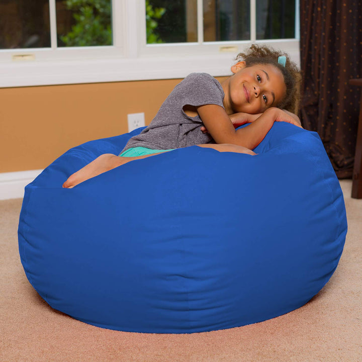 Big Comfy Bean Bag Chair: Posh Beanbag Chairs with Removable