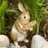 Mom and Baby Bunny Figurine