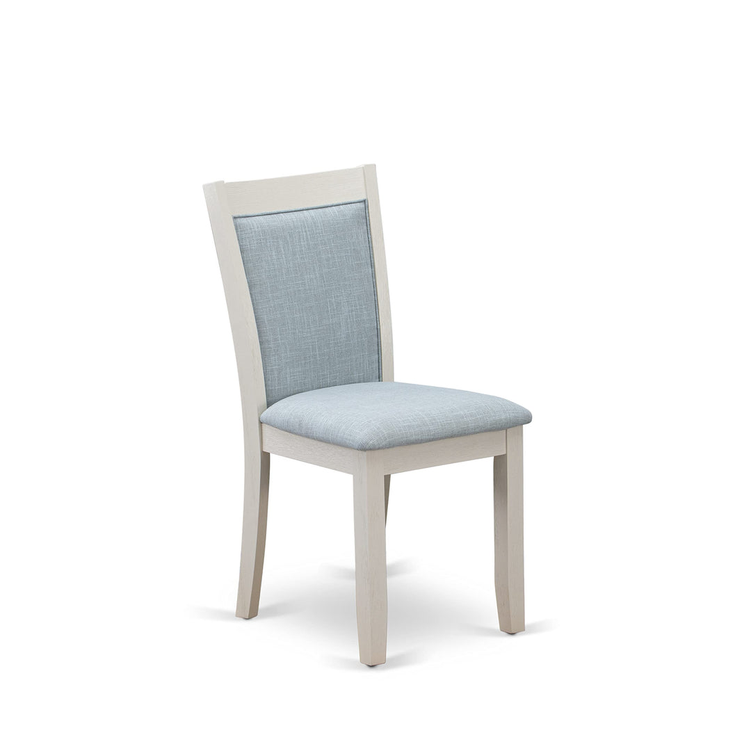 East West Furniture MZC0T15 Monza Parsons Dining Chairs - Baby