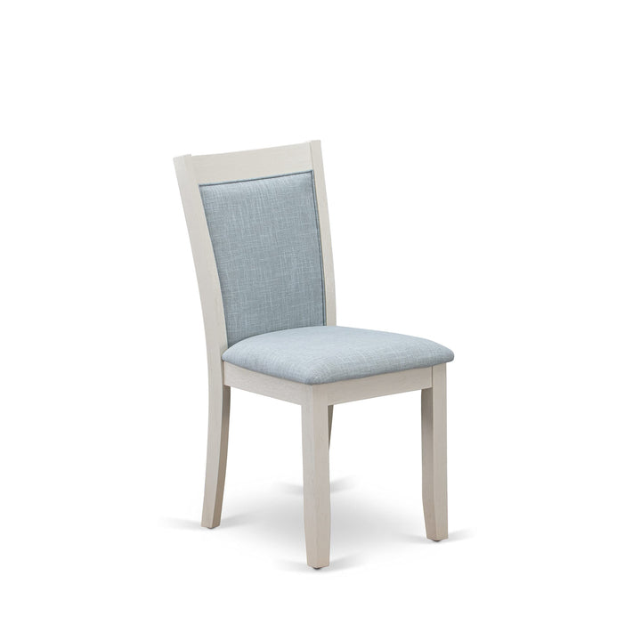 East West Furniture MZC0T15 Monza Parsons Dining Chairs - Baby