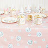 Pink Plastic Tablecloth for Cat Birthday Party (54 X in 3 Pack) Animal