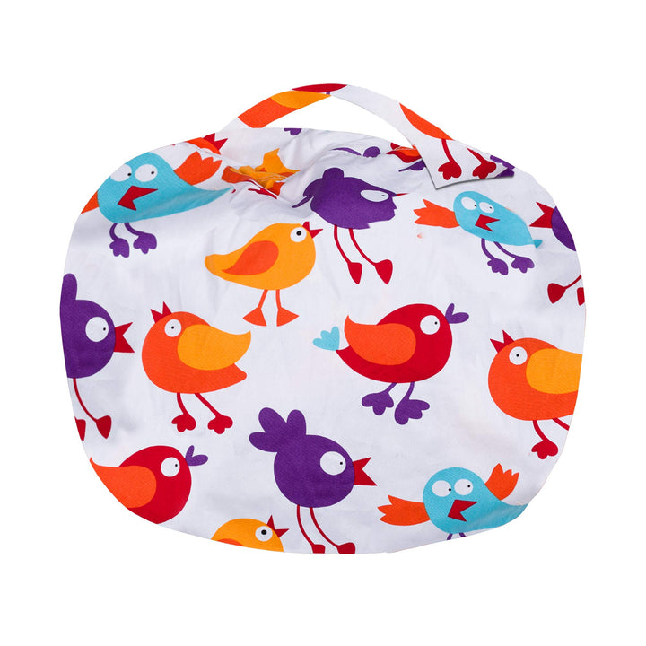 Posh Creations Kids Stuffed Animal Storage Bean Bag Chair Cover