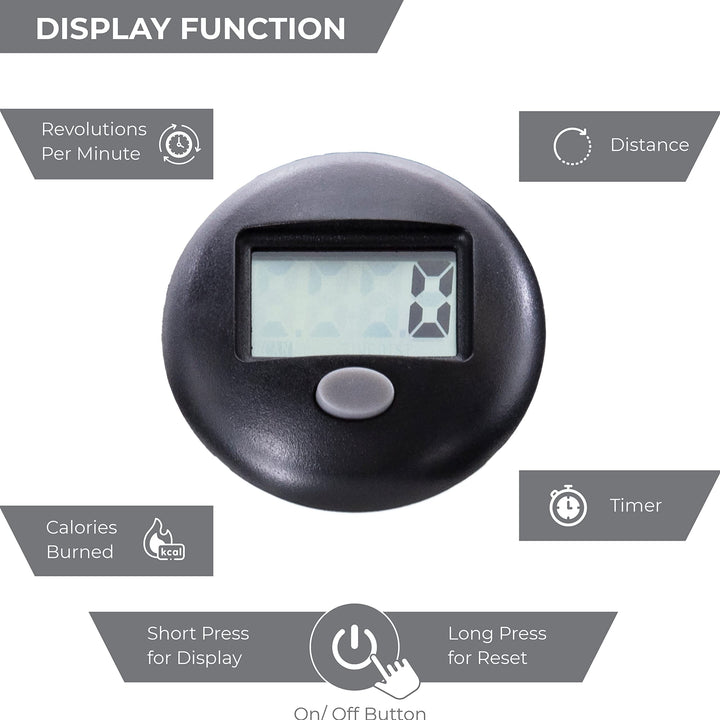 Compact Elliptical Fitness Machine Stand Up/sit Down Digital Readout White