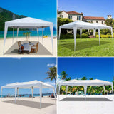 10 x 20 ft. EZ Pop-up Outdoor Canopies Gazebo with Carry Bag