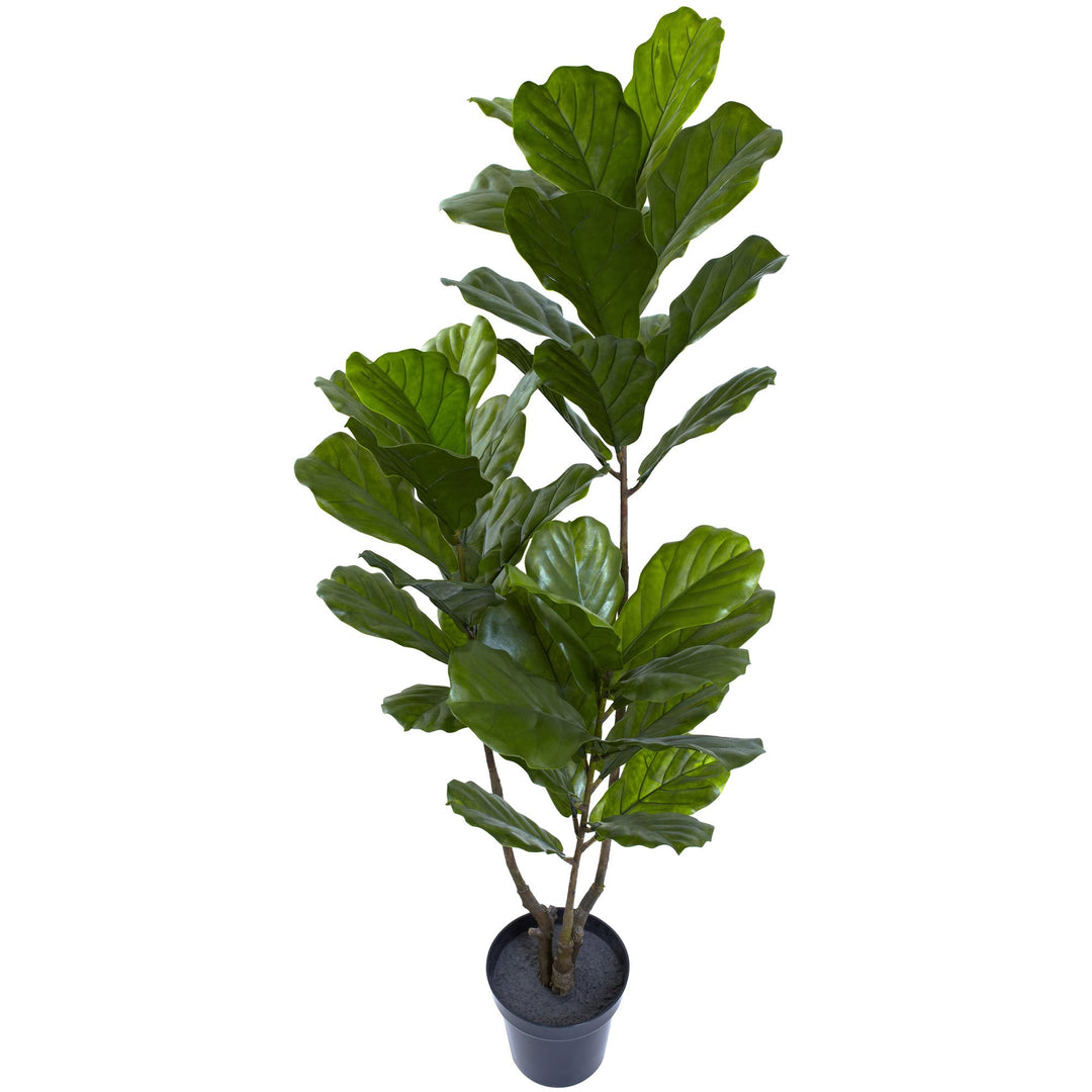 Nearly Natural 65IN Tall Artificial Fiddle Leaf Fig Tree