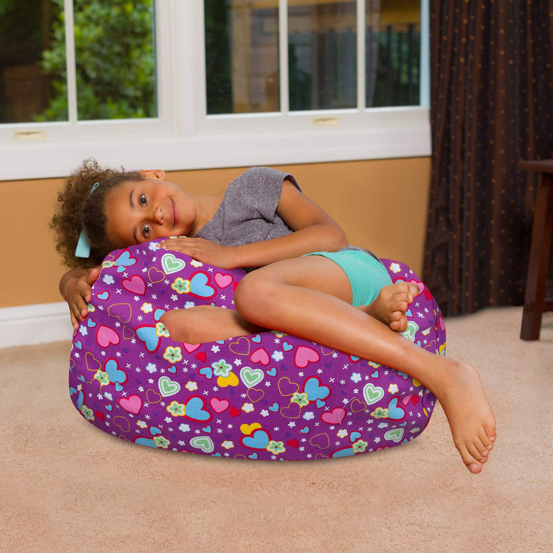 Big Comfy Bean Bag Chair: Posh Beanbag Chairs with Removable