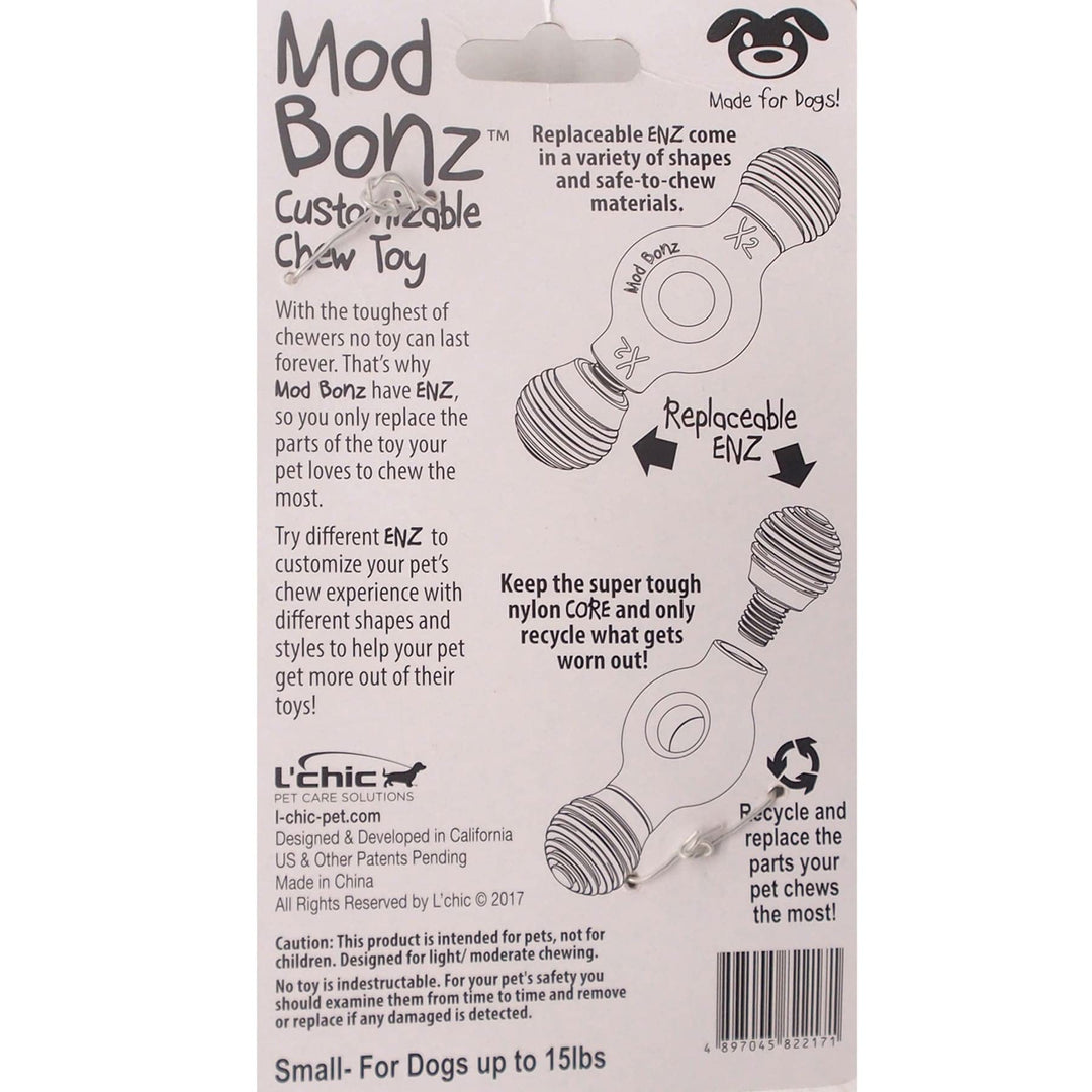 Mod X2 Customizable Chew Toy for Dogs Orange Multi Color