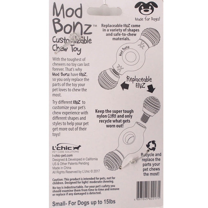 Mod X2 Customizable Chew Toy for Dogs Orange Multi Color