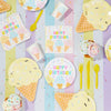 Ice Cream Birthday Party Decorations Dinnerware Bags Pieces Multi