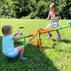 Kids Sivel Teeter-Totter Degrees Rotating(4 Seats) 74.8" l X 74.8"